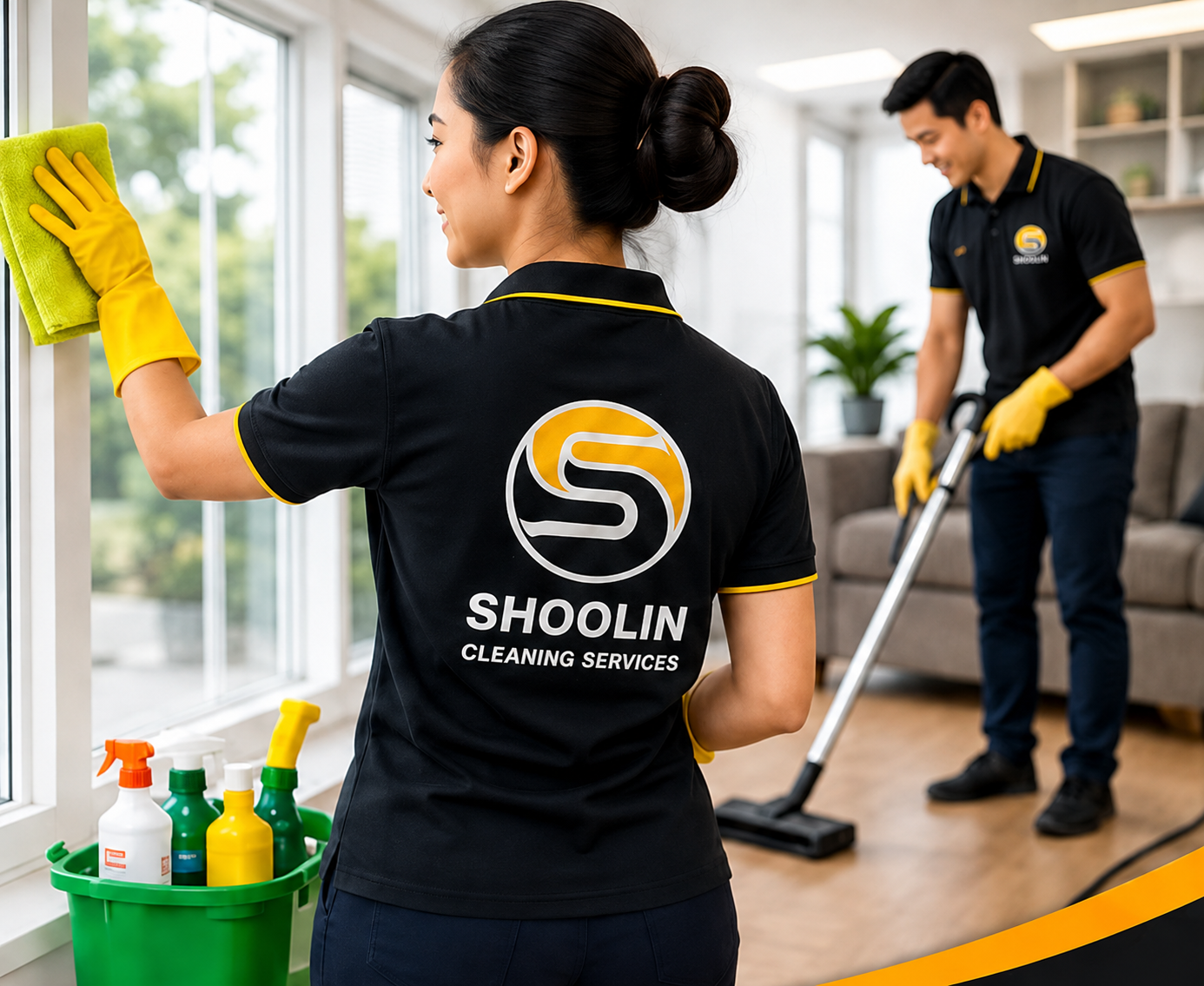 Cleaning supplies and Shoolin service